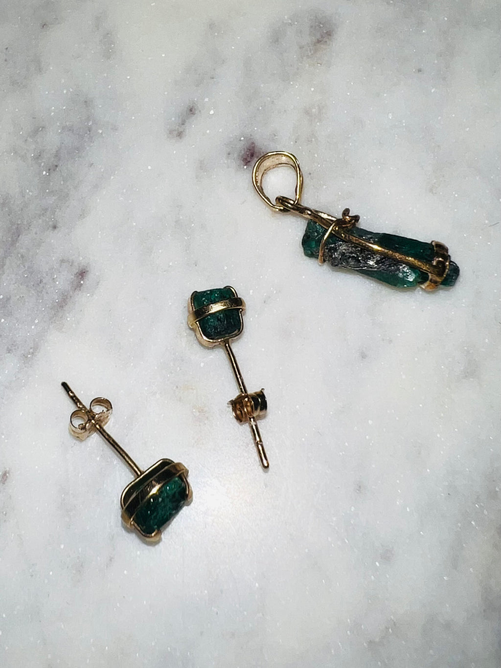 Cleopatra Earring + Pendant Set