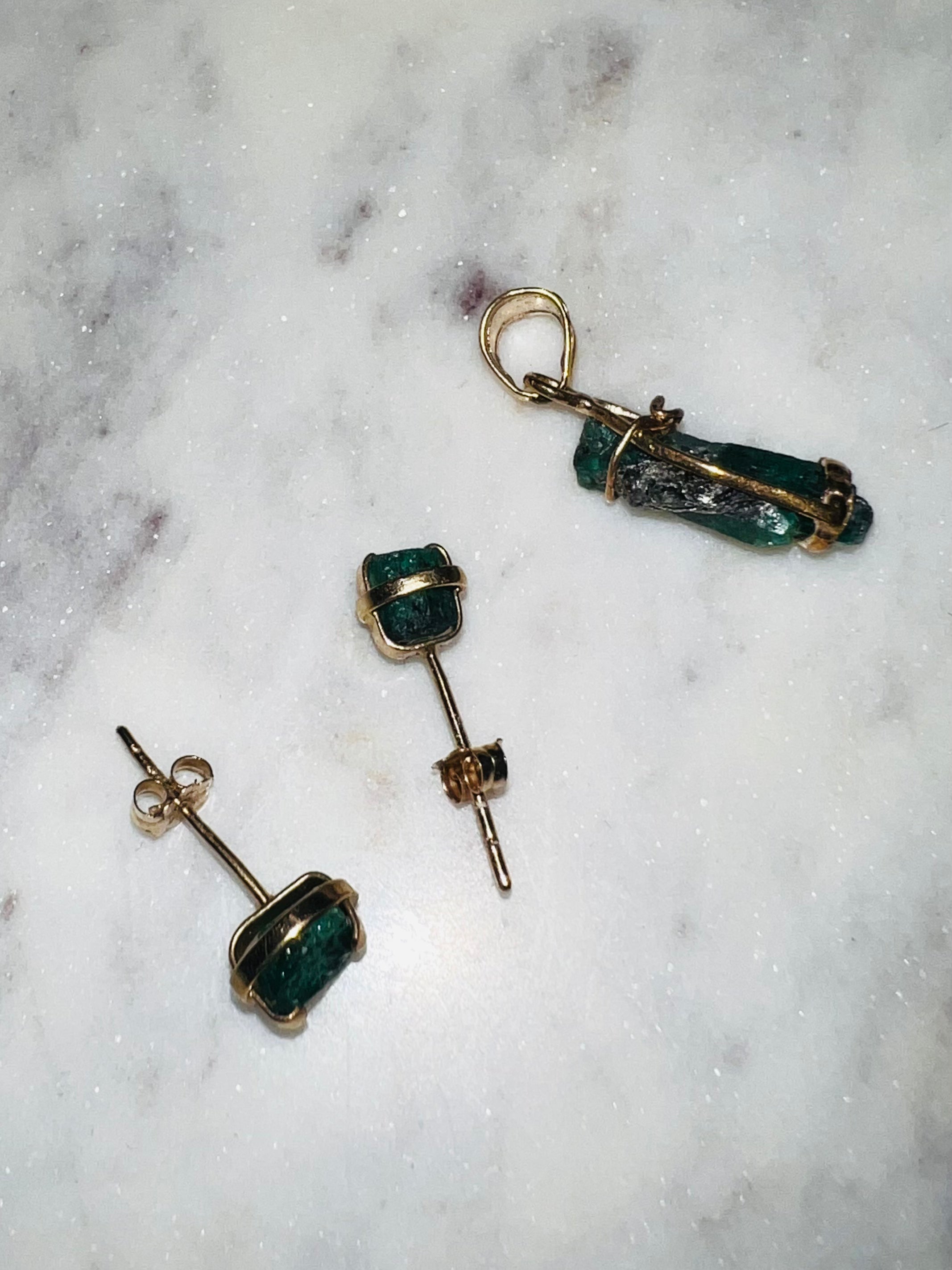 Cleopatra Earring + Pendant Set