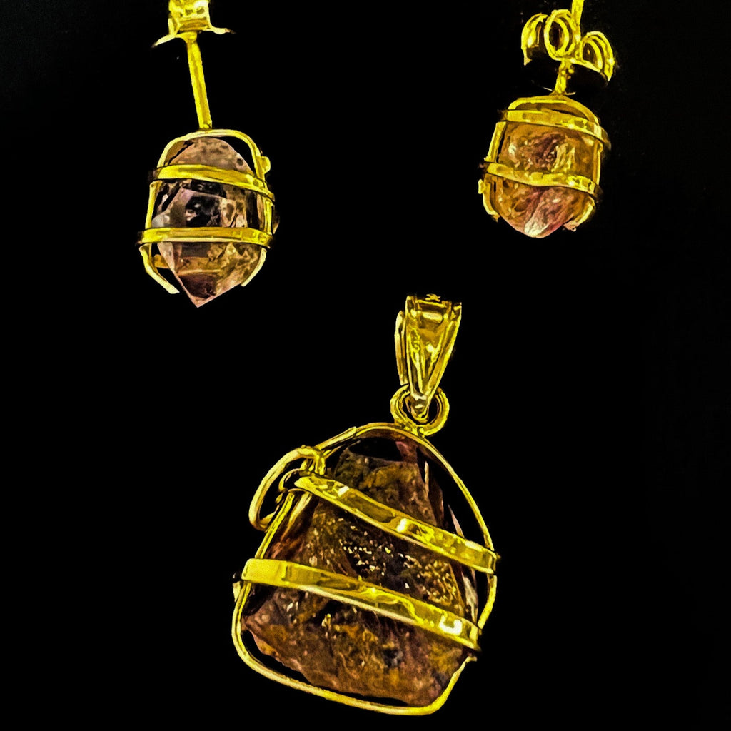 Tears of Dionysus Earring + Pendant Set